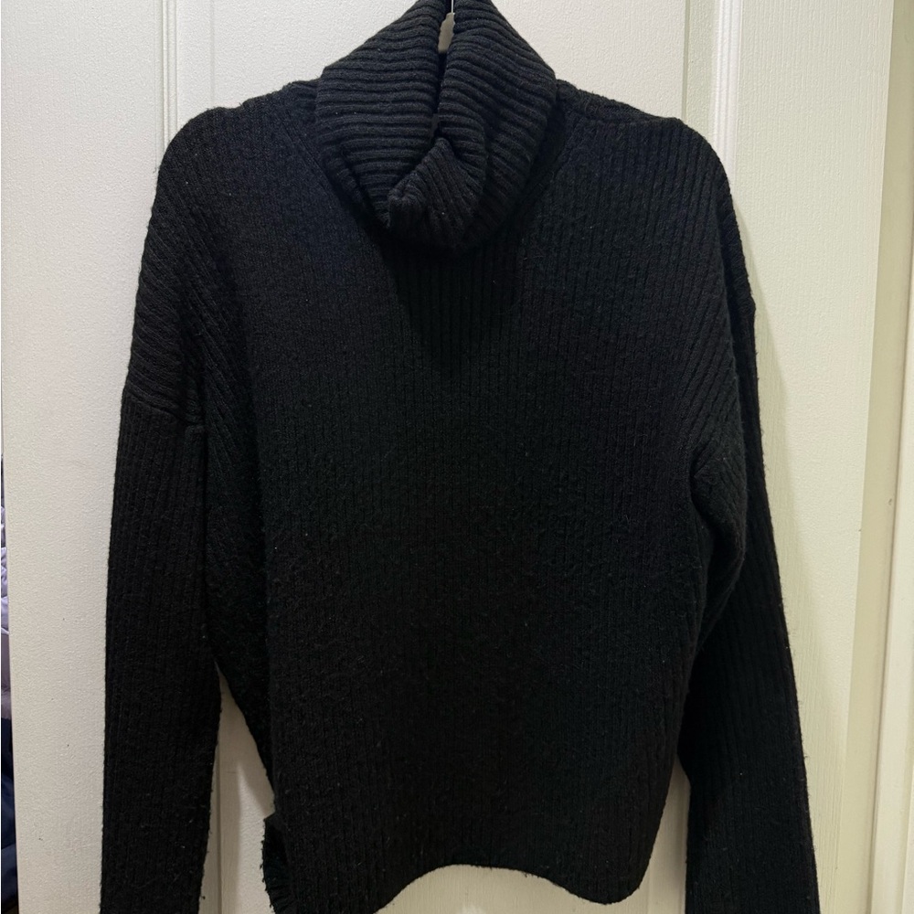 H&M Black Turtleneck Sweater